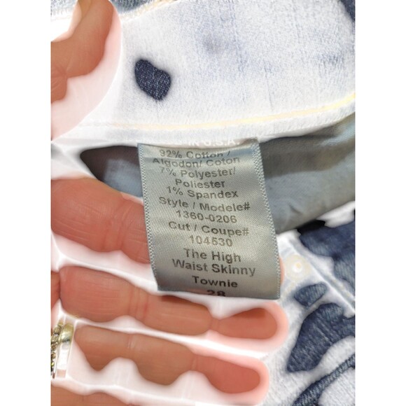 Current/Elliott Womens 28 The High Waist Skinny Townie Distressed Stretchy A1.1 - Picture 8 of 11